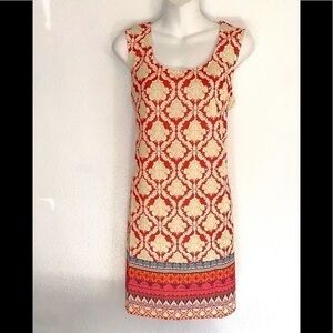 5th & love coral paisley print sleeveless size L
